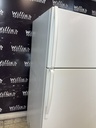 Whirlpool Used Refrigerator Top and Bottom 33x66 (White)