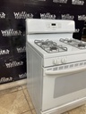Hotpoint Used Natural Gas Stove 30inches (White) 