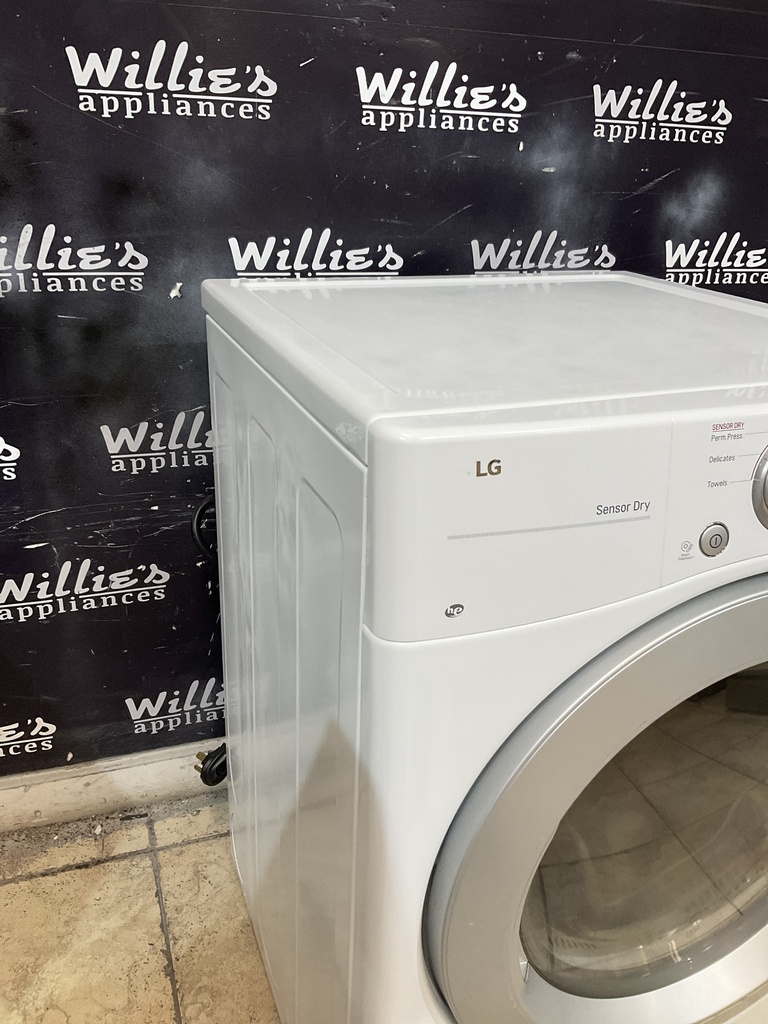 Lg Electric Dryer 220volts (30 AMP) 27inches {4 prong} (White) 