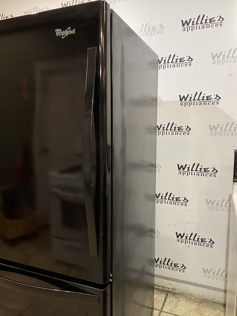 Whirlpool Top and Bottom Mount 33x69 1/2” (Black) 