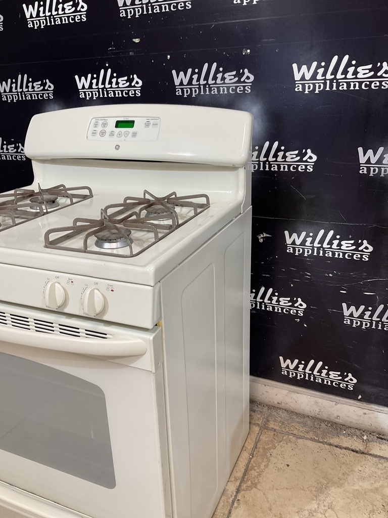 Ge Natural Gas Stove 30inches (Bisque)