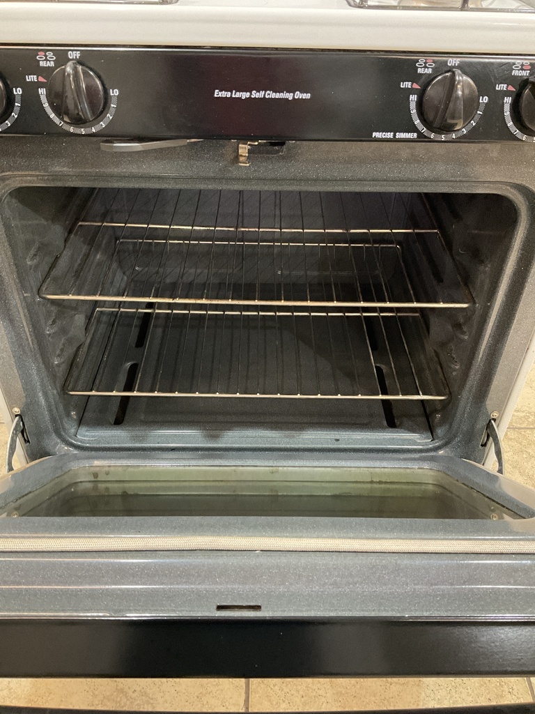 Ge Natural Gas Stove 30inches (White/Black)
