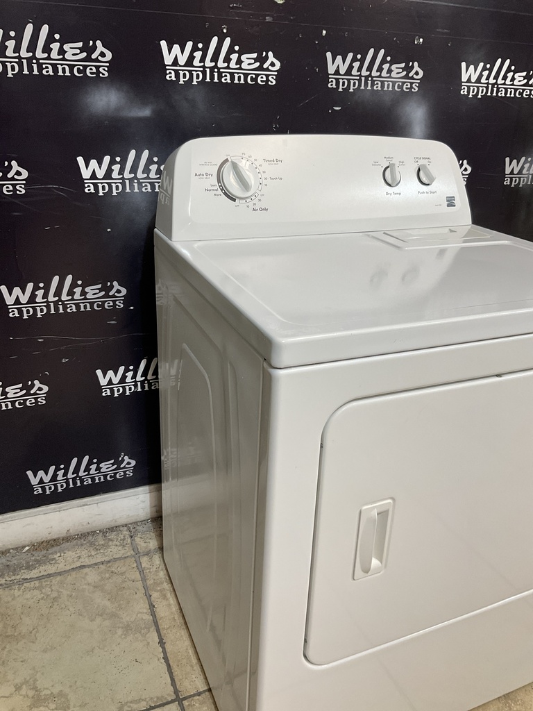 Kenmore Electric Dryer 220volts (30 AMP) 29inches {3 prong} (White) 