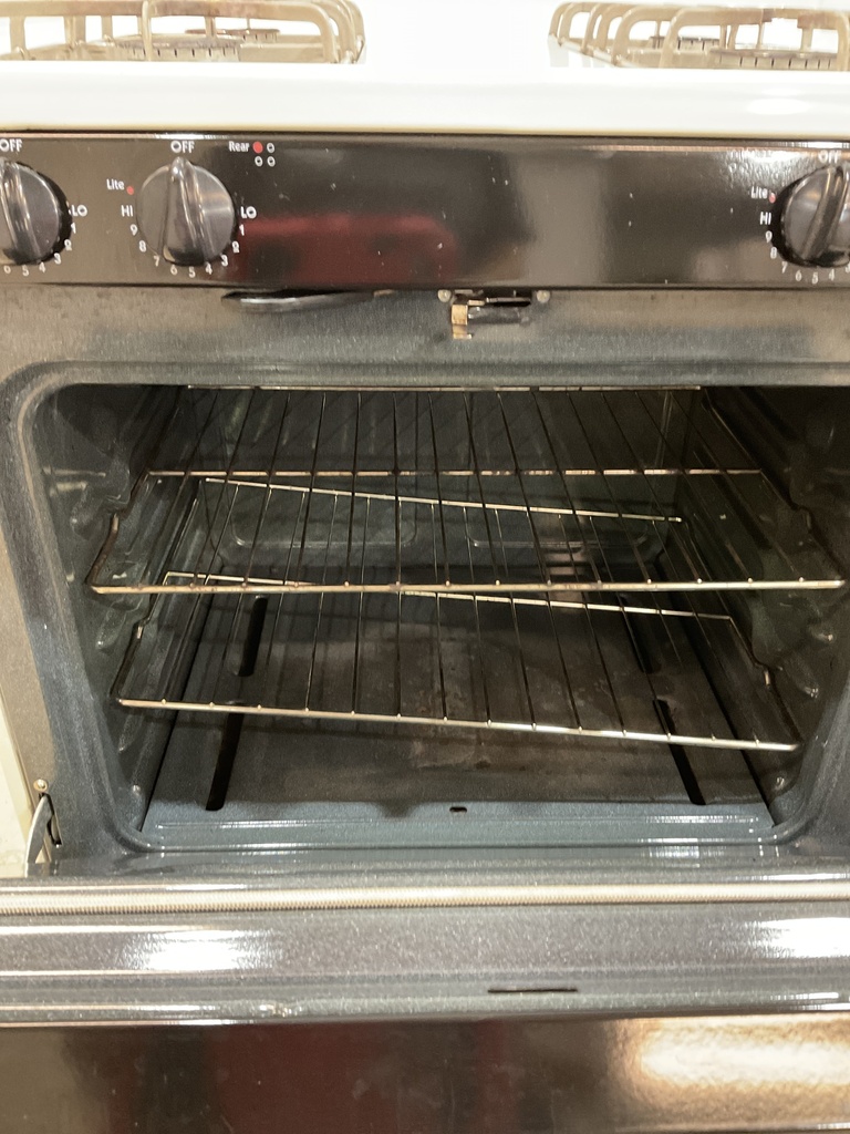 Hotpoint Natural Gas Stove 30inches (Bisque/Black)