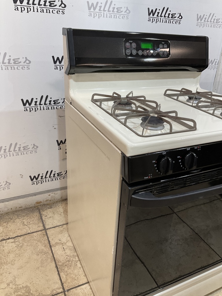 Hotpoint Natural Gas Stove 30inches (Bisque/Black)