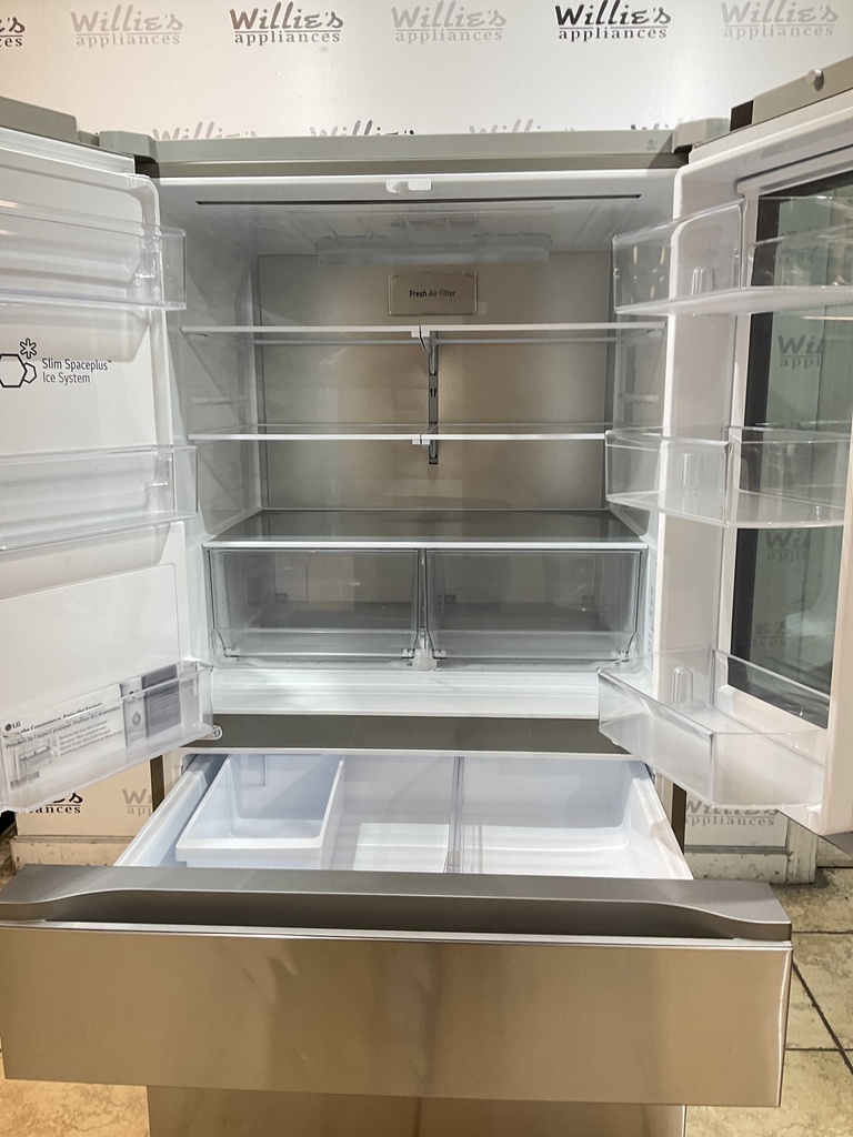 Lg New Open Box Refrigerator French Door 36x70 1/2” (Stainless Steel) 