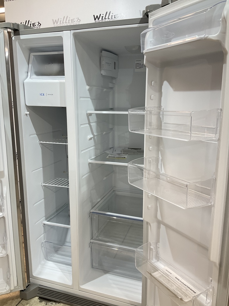 Frigidaire New Open Box Refrigerator Side by Side 36x70 (Stainless Steel)