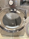 Lg New Open Box Electric Dryer 220volts (30 AMP) 27inches {no cord} (Dark Grey) 