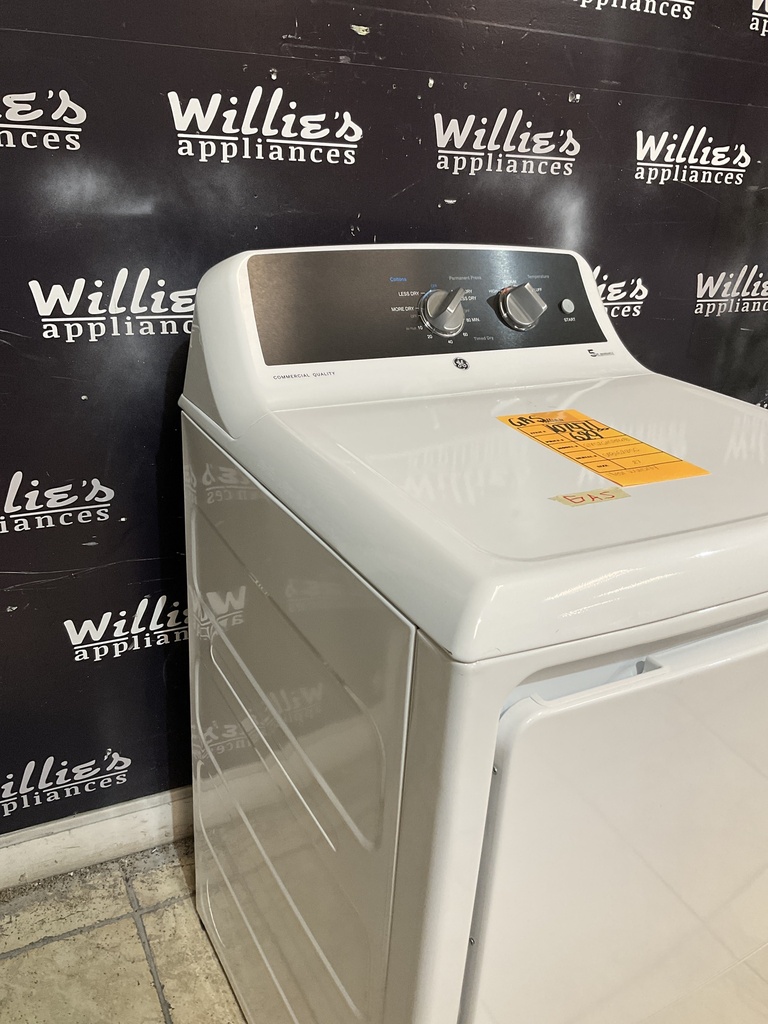 Ge New Open Box Natural Gas Dryer 27inches (White)