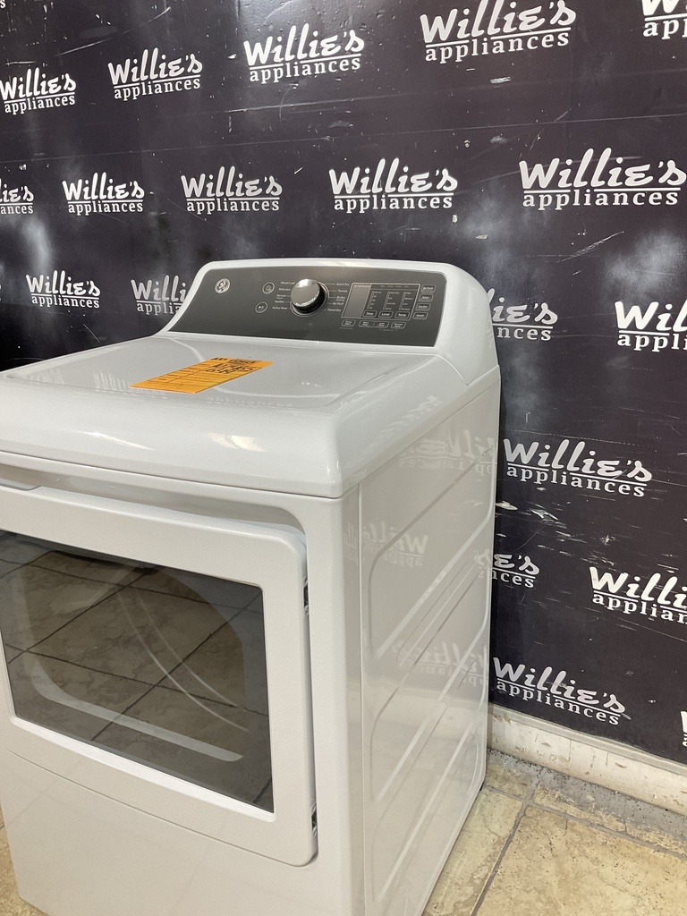 Ge Open Box Electric Dryer 220volts (30 AMP) 27inches {no cord} (White)