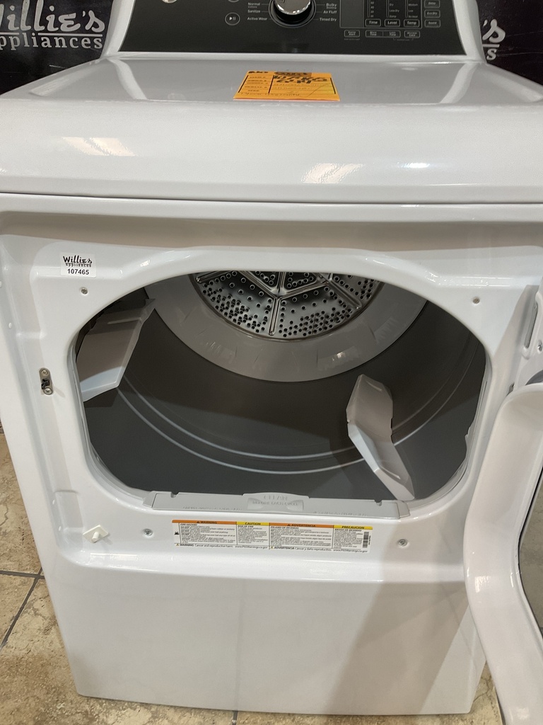 Ge Open Box Electric Dryer 220volts (30 AMP) 27inches {no cord} (White)