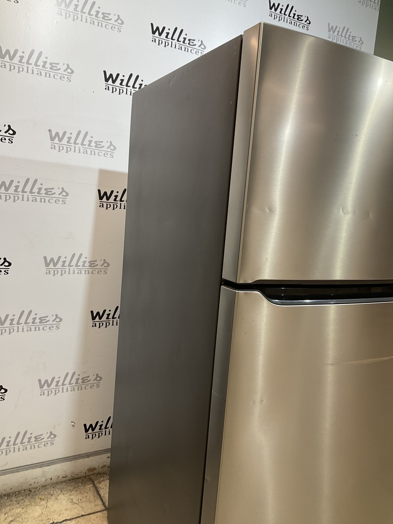 Frigidaire Used Refrigerator Top and Bottom 30x66 (Stainless Steel) 