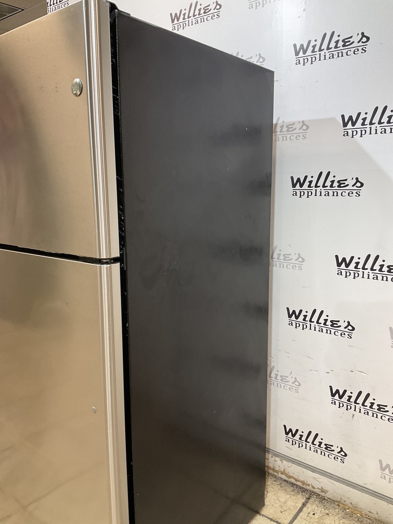 Ge Refrigerator Top and Bottom 30x66 1/2” (Stainless Steel) 
