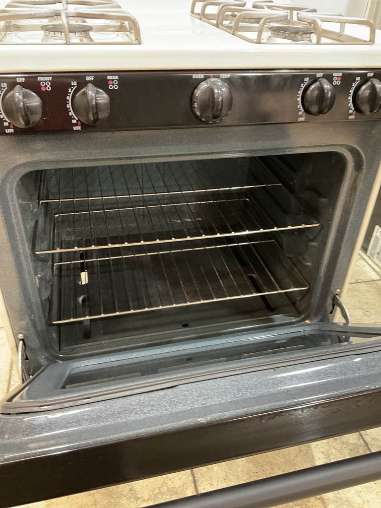 Ge Natural Gas Stove 30inches (Bisque/Black) 