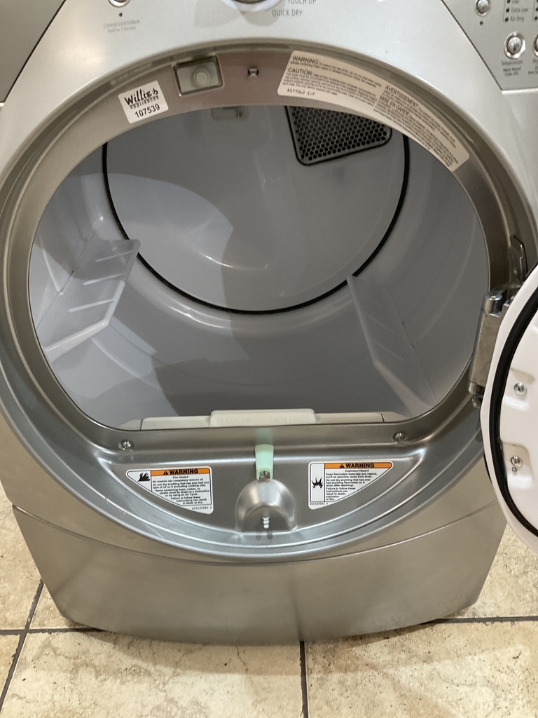 Whirlpool Electric Dryer 220volts (30 AMP) 27inches {3 prong} (Grey) 