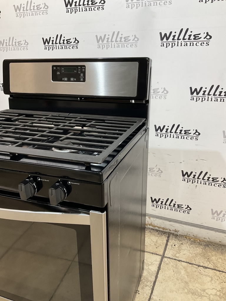Whirlpool Natural Gas Stove 30inches (Stainless Steel) 