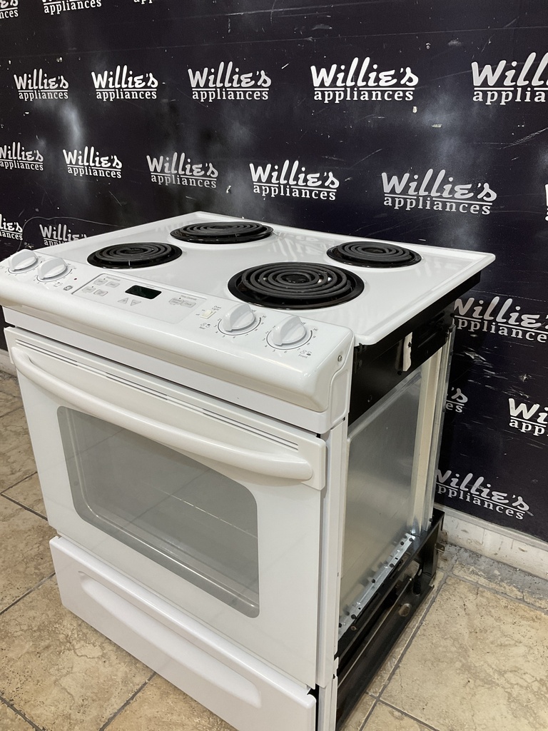 Ge Electric Stove 220volts (40/50 AMP) 30inches {3 prong} (White) 