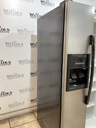 Whirlpool Refrigerator Side by Side 33 1/2” x 66 1/2” (Stainless steel) 