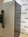Whirlpool Refrigerator Side by Side 33 1/2” x 66 1/2” (Stainless steel) 