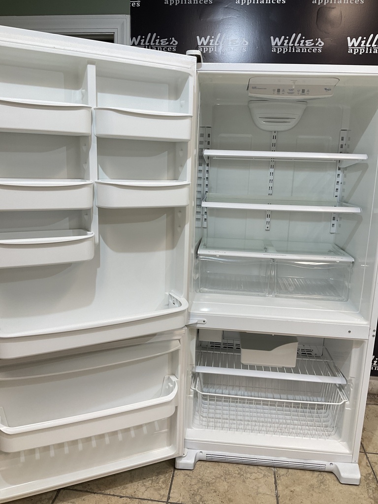 Whirlpool Refrigerator Top and Bottom Mount 33x69 1/2” (White)
