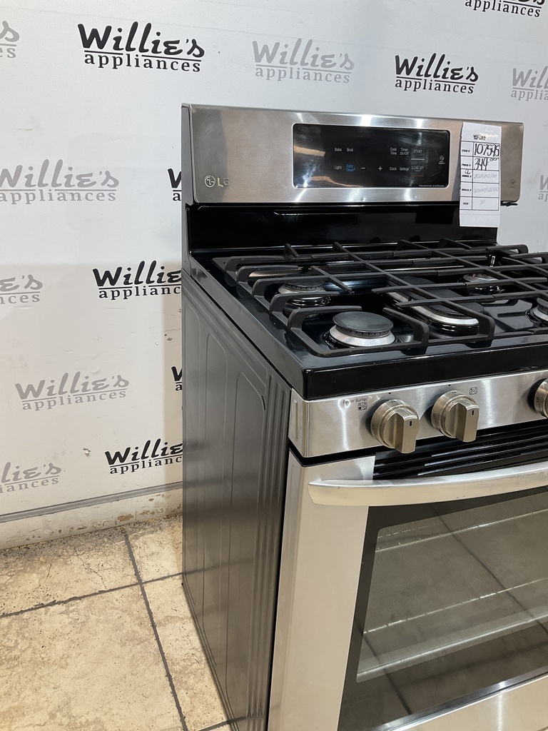 Lg Natural Gas Stove 30inches (Stainless Stell) 