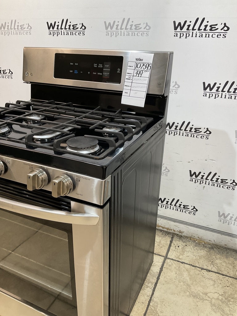 Lg Natural Gas Stove 30inches (Stainless Stell) 