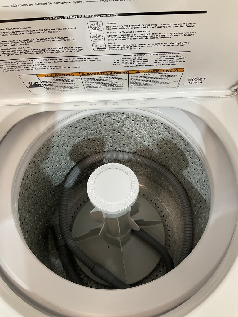 Whirlpool Washer Top-load 24inches (White) 