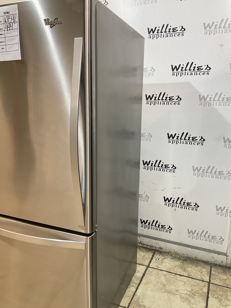Whirlpool Refrigerator Top and Bottom Mount 30x66 1/2 (Stainless Steel) 