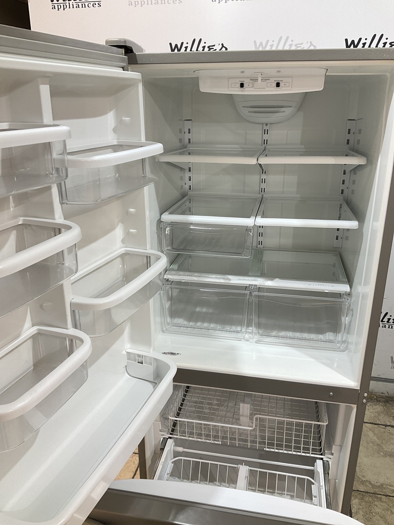Whirlpool Refrigerator Top and Bottom Mount 30x66 1/2 (Stainless Steel) 