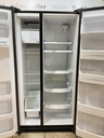 Ge Refrigerator Side by Side 33 1/2” x 67 1/2” (Stainless steel) 
