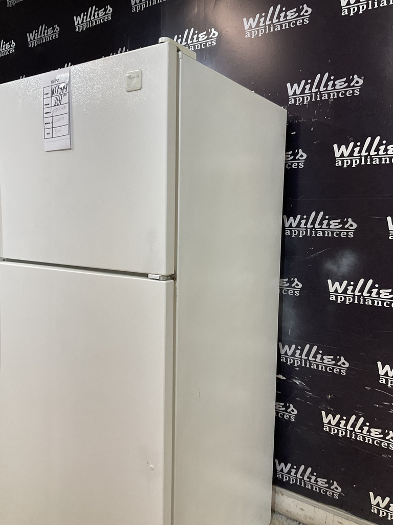 Whirlpool Refrigerator Top and Bottom 30x66 (White) 