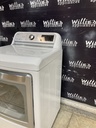 Lg Electric Dryer 220volts (30 AMP) 27inches {4 prong} (White) 