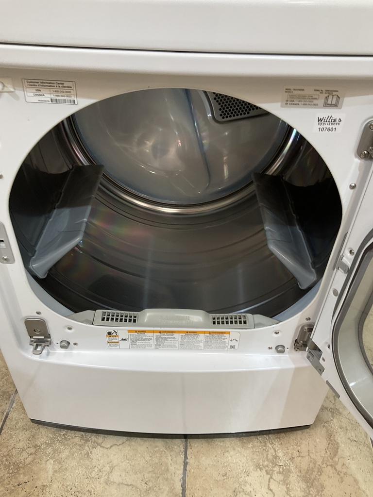 Lg Electric Dryer 220volts (30 AMP) 27inches {4 prong} (White) 