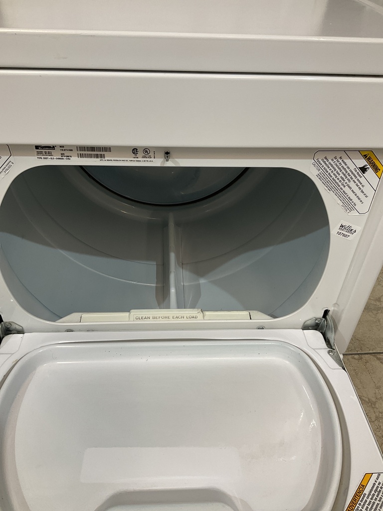 Kenmore Electric Dryer 220volts (30 AMP) 29inches {3 prong} (White)