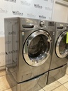 Lg Electric Set Washer/Dryer Front-load 220volts (30 AMP) 27/27inches {3 prong} (Grey) 