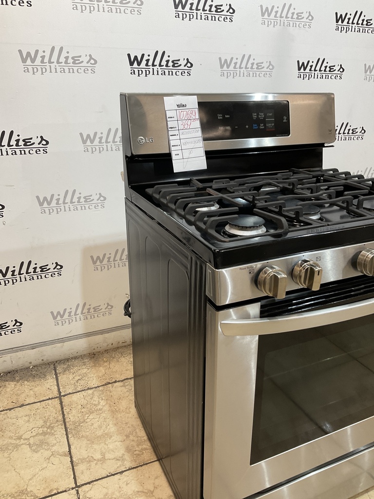 Lg Natural Gas Stove 30inches (Stainless Steel) 