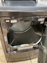 Lg Electric Dryer 220volts (30 AMP) 27inches (black stainless)