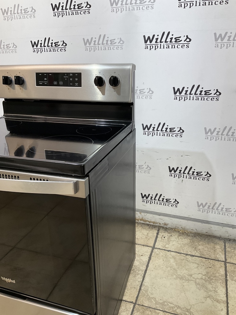 Whirlpool Electric Stove 220volts (40/50 AMP) 30inches {no cord} (stainless steel) 