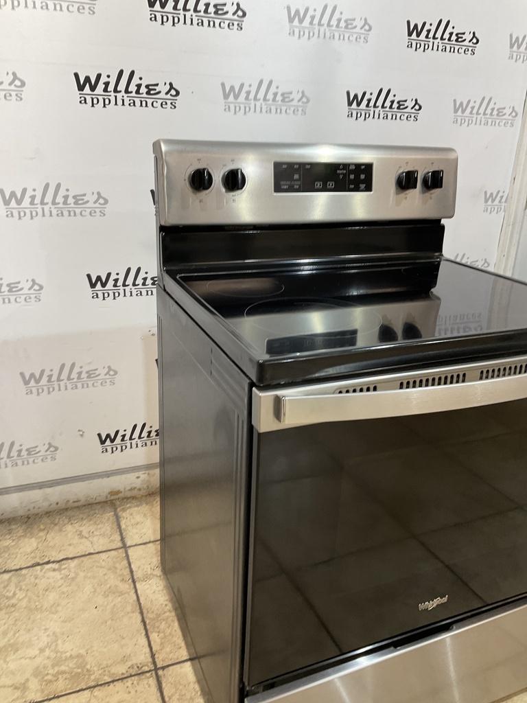Whirlpool Electric Stove 220volts (40/50 AMP) 30inches {no cord} (stainless steel) 