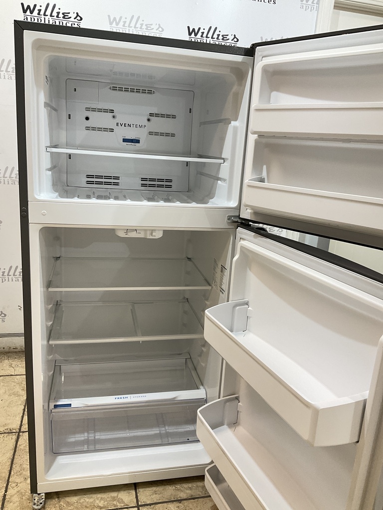 Frigidaire Used Refrigerator Top and Bottom 28x60(Stainless Steel) 