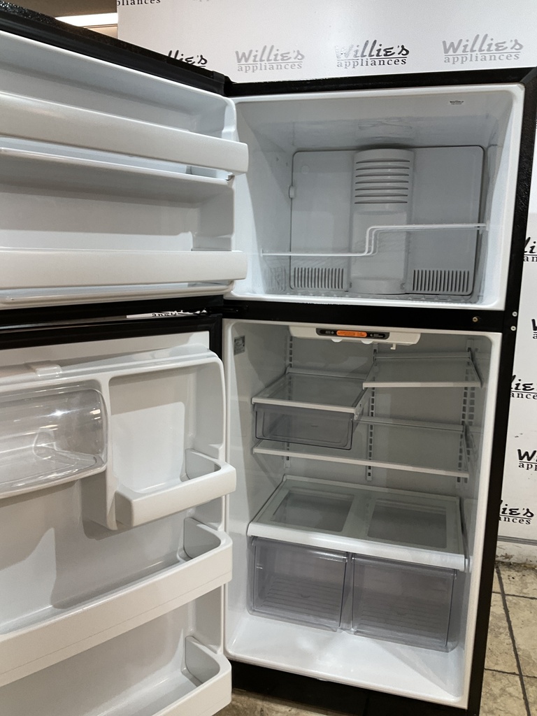 Ge Refrigerator Top and Bottom 30x66 1/2” (Black)