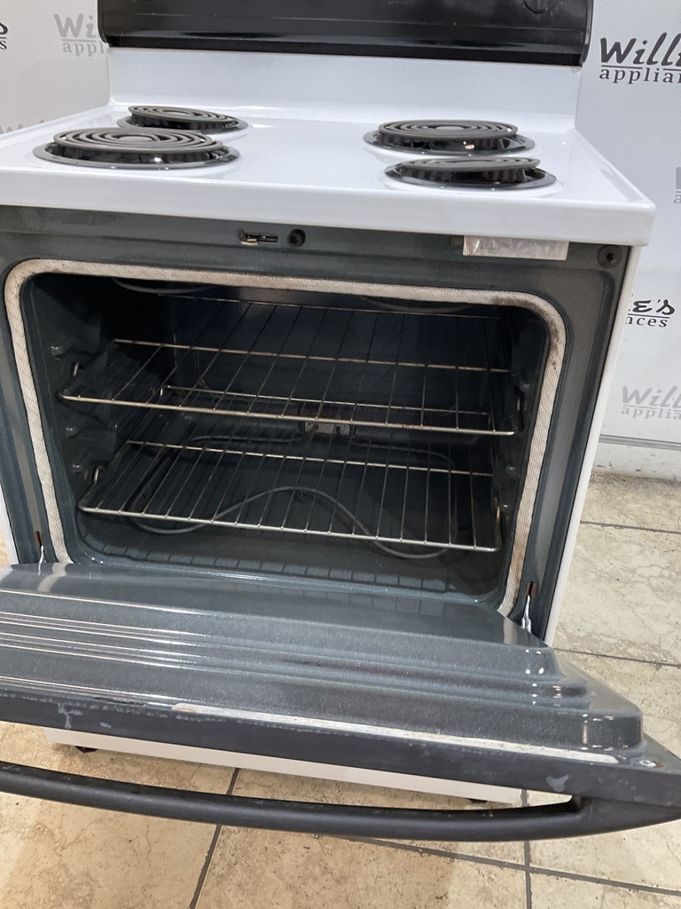Whirlpool Electric Stove 220volts (40/50 AMP) 30inches {3 prong} (White/Black) 