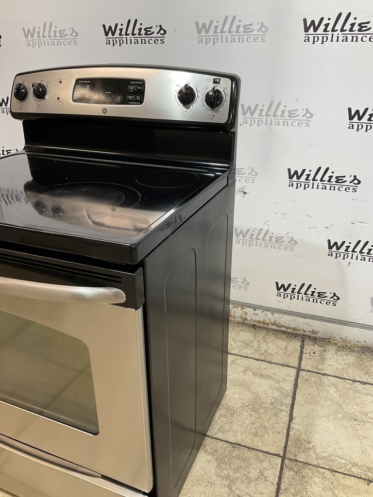 Ge Electric Stove 30inches {no cord} (Stainless steel) 