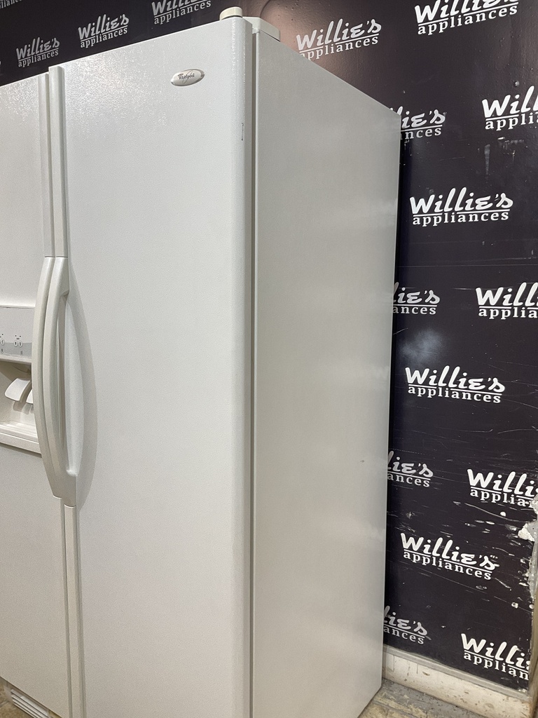 Whirlpool Refrigerator Side by Side 36x69 1/2” (White)