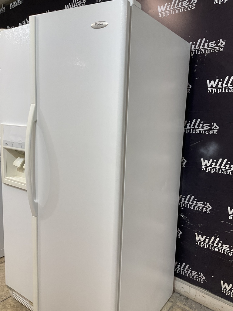 Whirlpool Refrigerator Side by Side 36x69 1/2” (white)