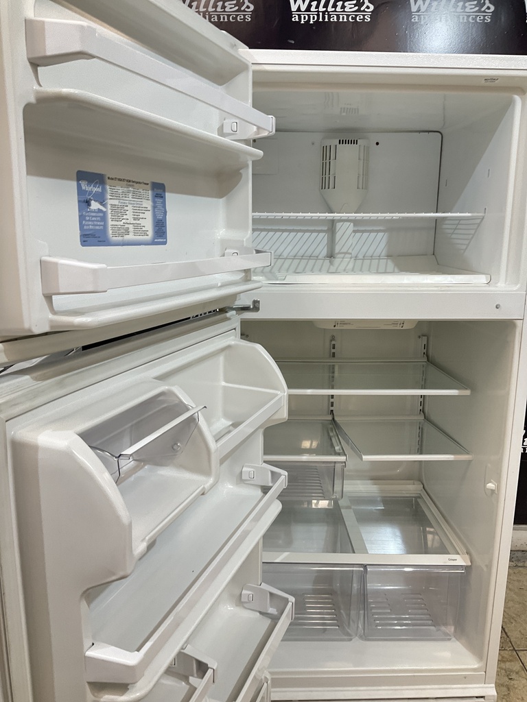 Whirlpool Refrigerator Top and Bottom 30x66 1/2” (white) 