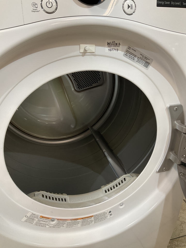 Lg Electric Dryer 220volts (30 AMP) 27inches {4 prong} (White) 