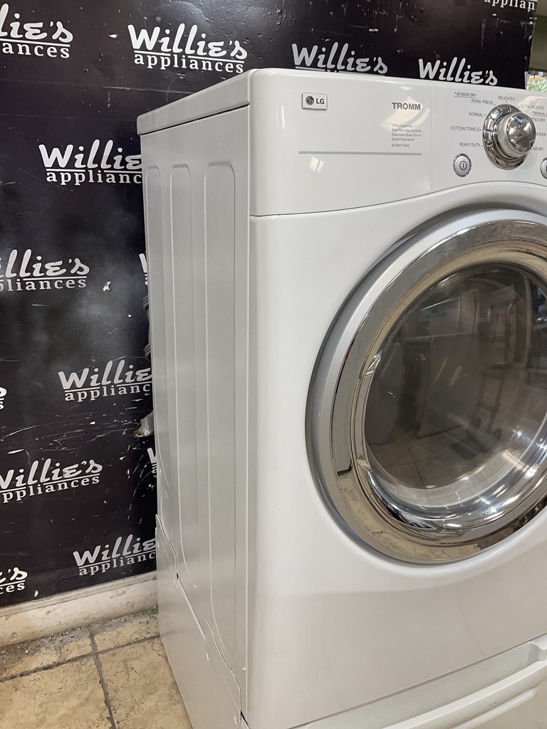 Lg Electric Dryer 220volts (30 AMP) 27inches {3 prong} (white)