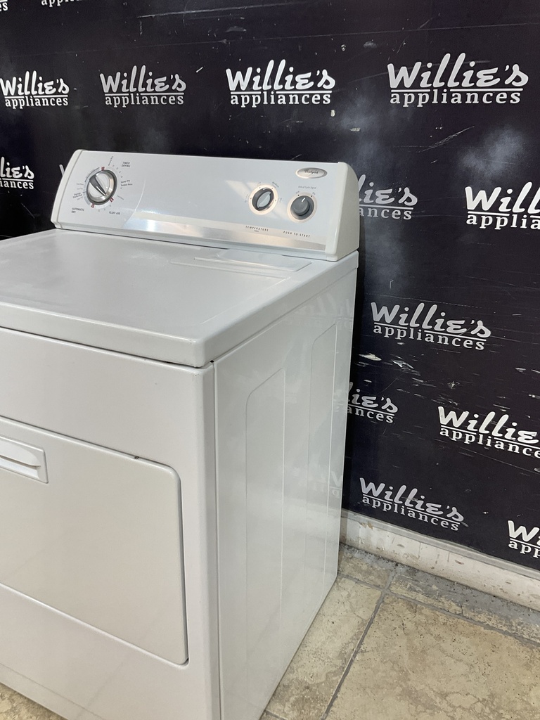 Whirlpool Electric Dryer 220volts (30 AMP) 29inches {no cord} (white)