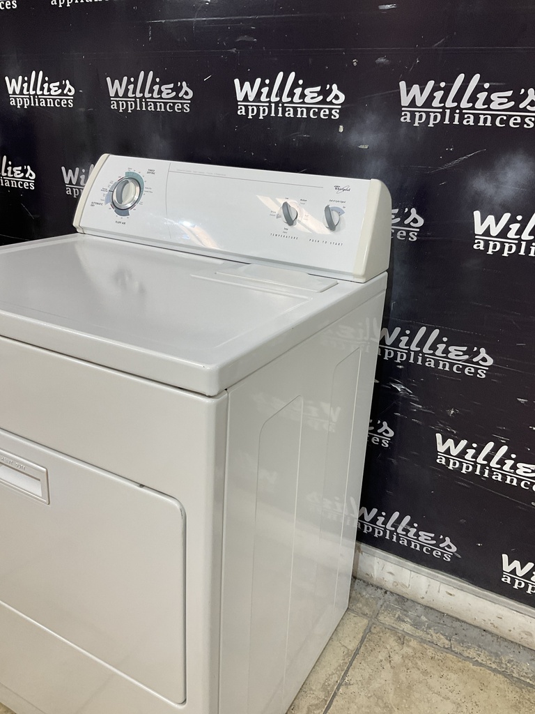 Whirlpool Electric Dryer 220volts (30 AMP) 29inches {no cord} (white)